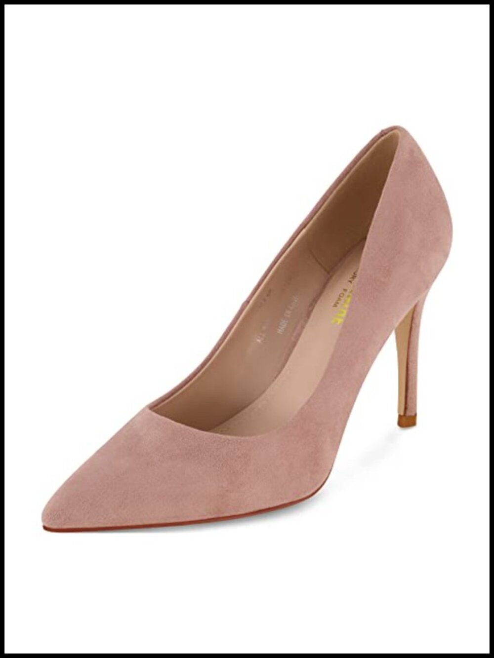 Women's Pointed Toe Dress Pumps Heels Memory Foam 3.5 Inch High Heel